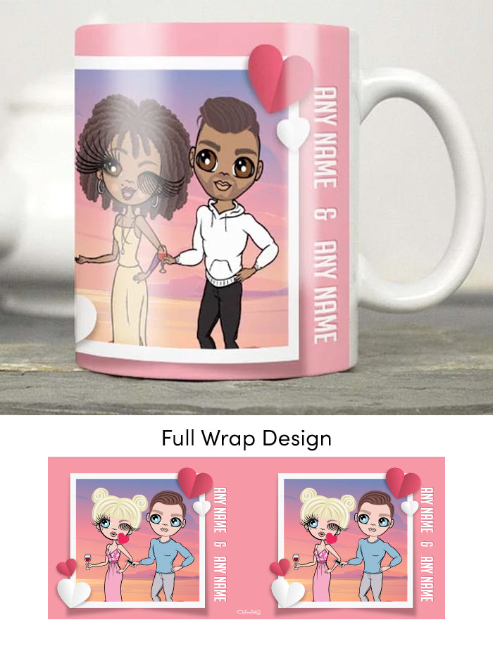 Multi Character Personalized Couples Couple Picture Mug