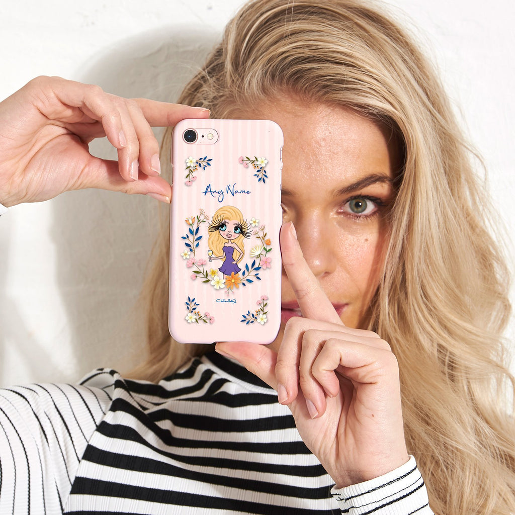 ClaireaBella Floral Frame Phone Case - Image 1