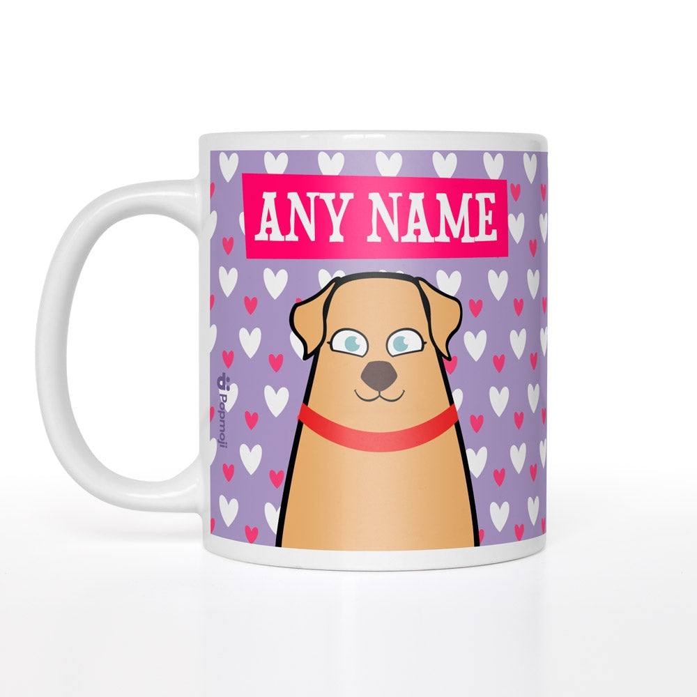 Personalized Dog Hearts Mug - Image 1