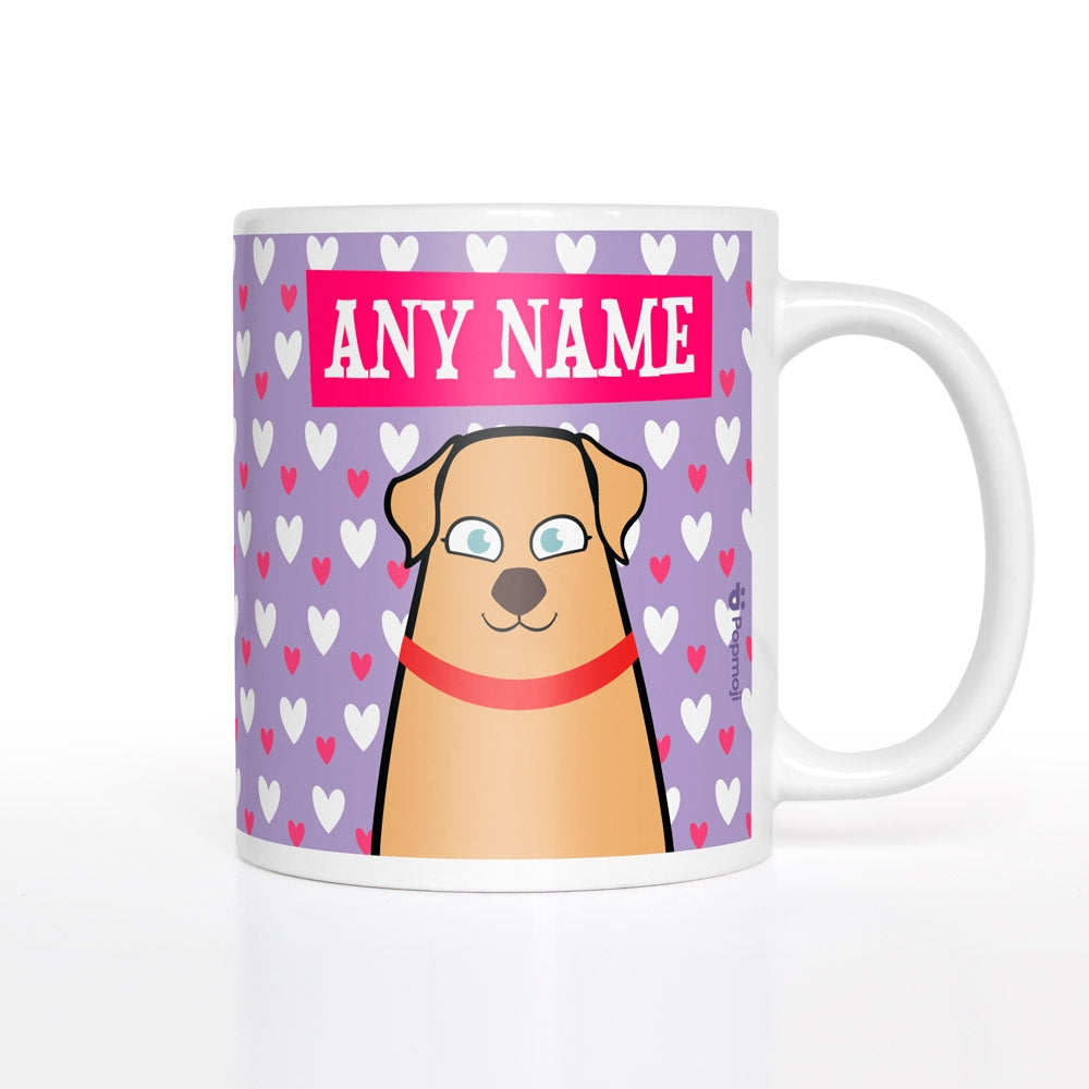 Personalized Dog Hearts Mug - Image 2