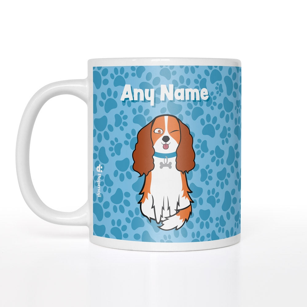 Personalized Dog Paw Pattern Mug - Image 1