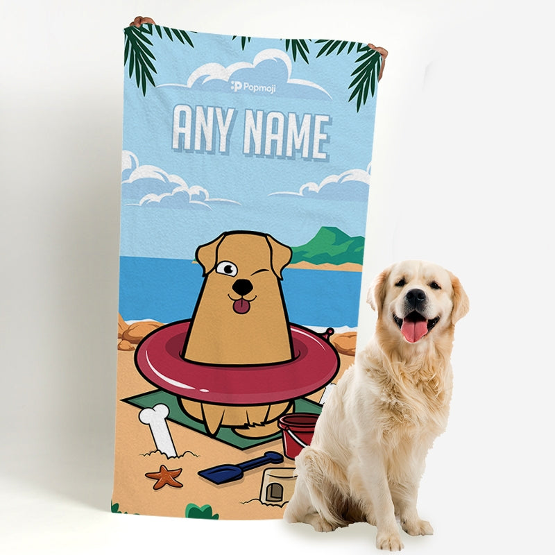 Personalized Pet Towels Popmoji