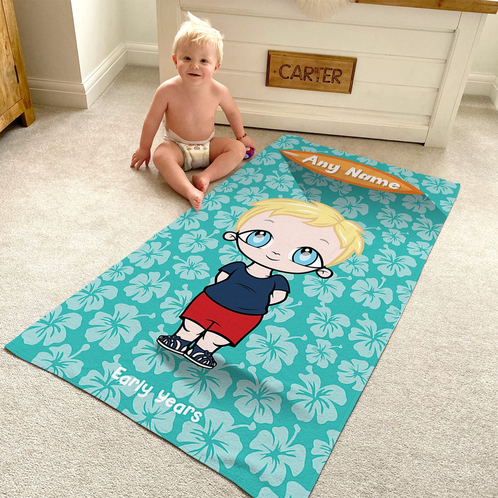 Early Years Hula Flowers Beach Towel - Image 5