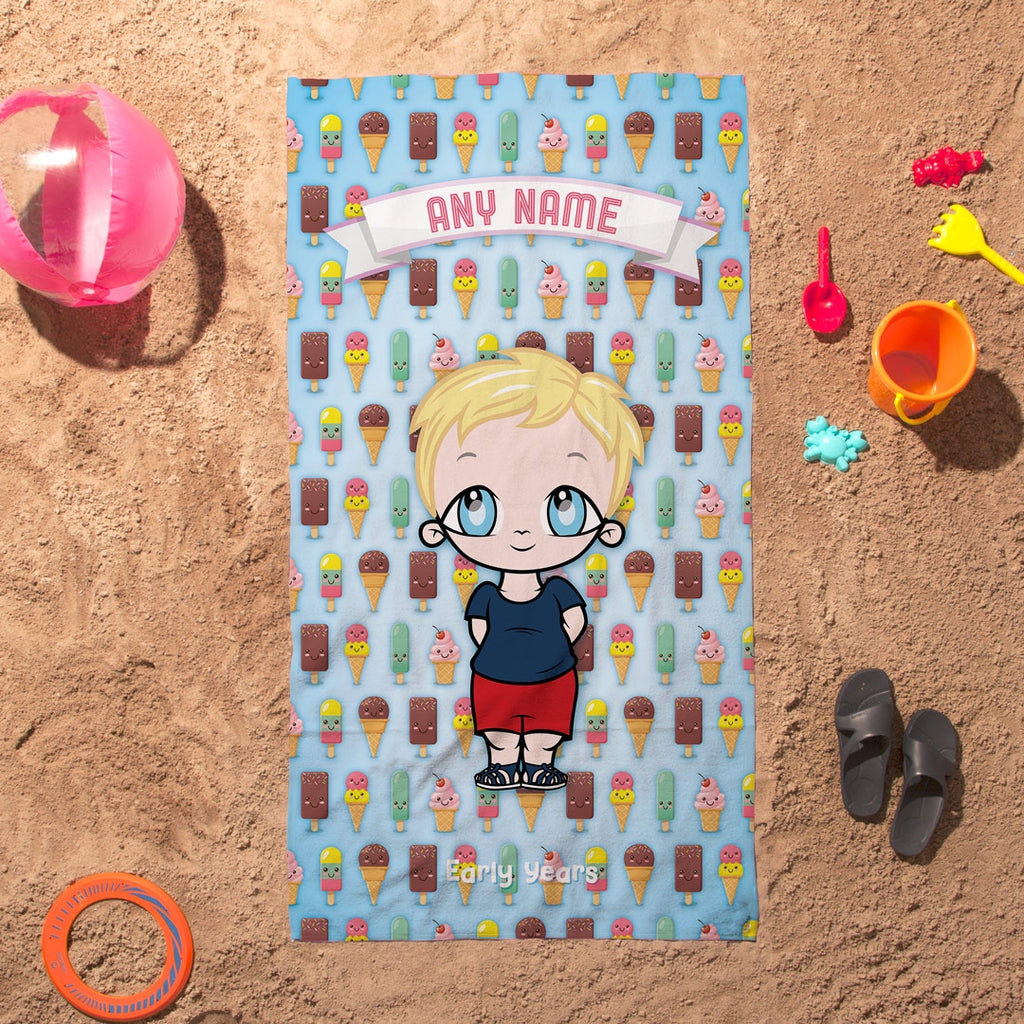 Early Years Ice Cream Beach Towel - Image 3