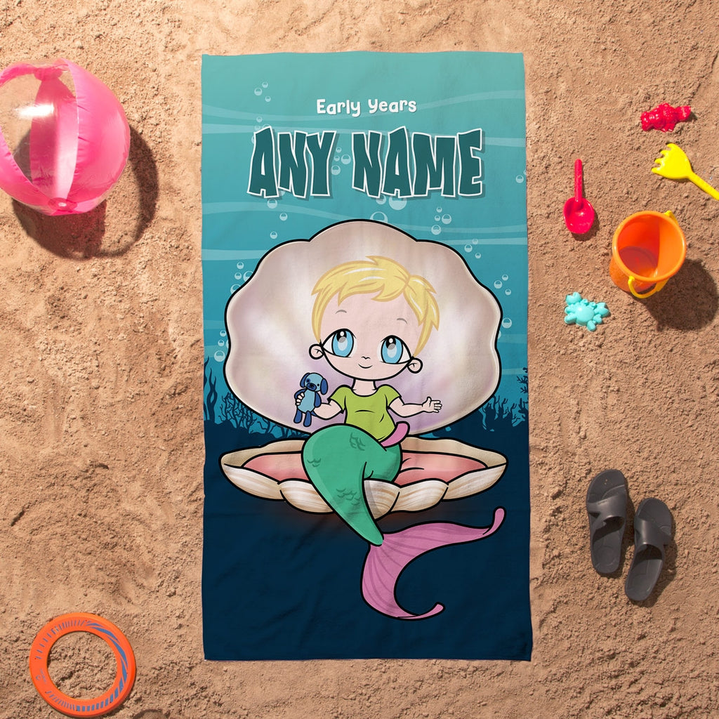 Early Years Mermaid Beach Towel - Image 5