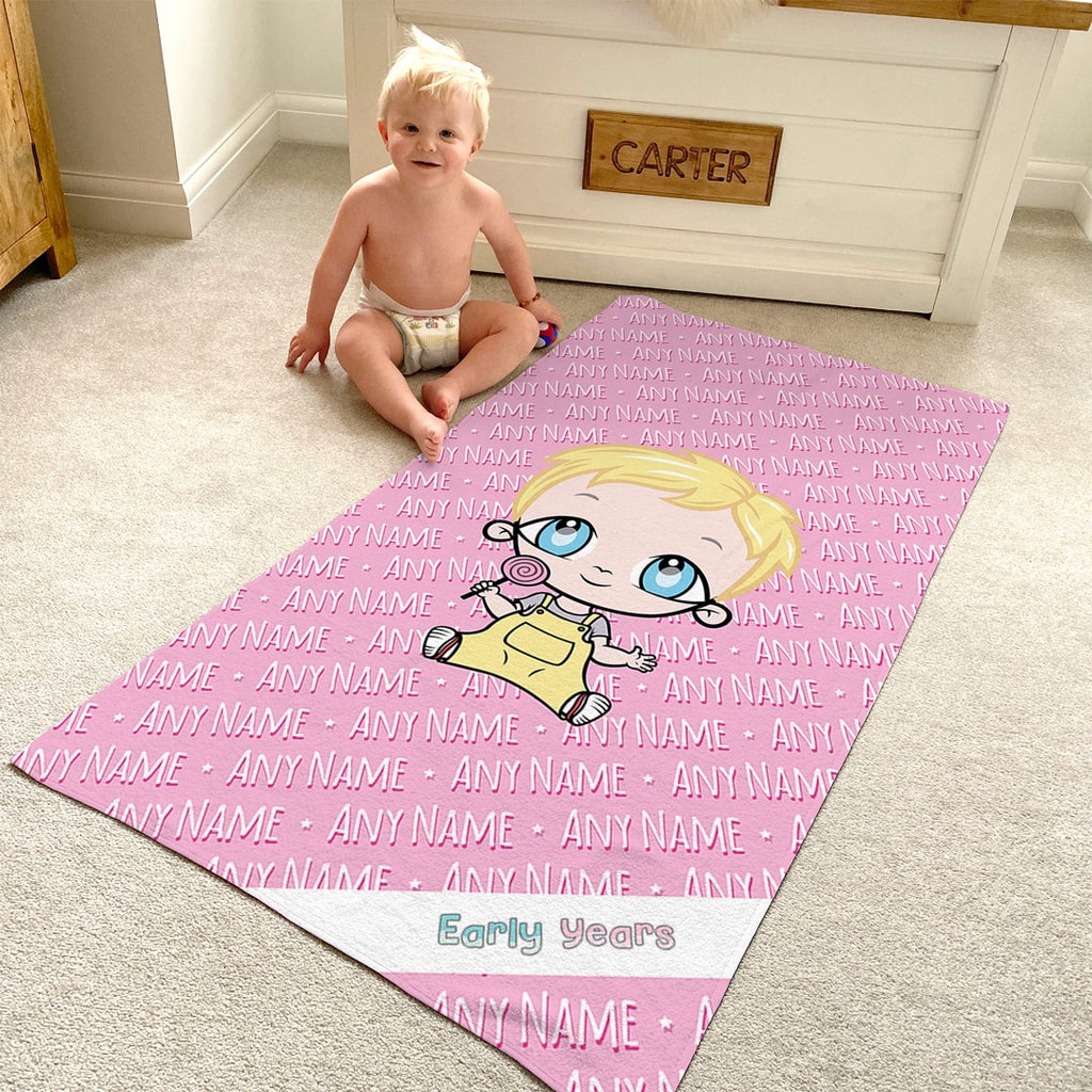 Early Years Pink Typography Beach Towel - Image 3
