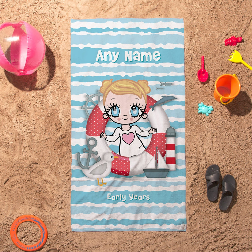 Early Years Nautical Beach Towel - Image 3