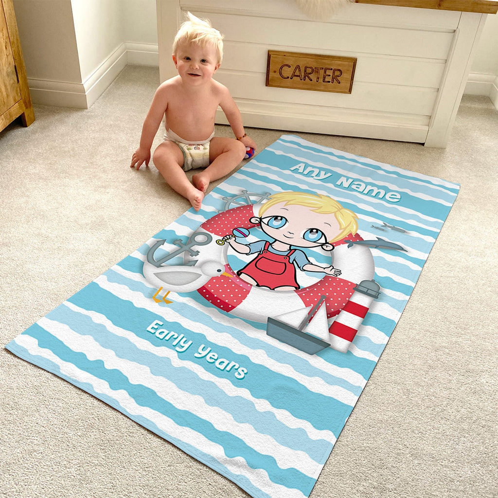 Early Years Nautical Beach Towel - Image 1