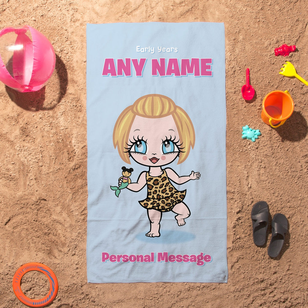 Early Years Baby Blue Beach Towel - Image 3