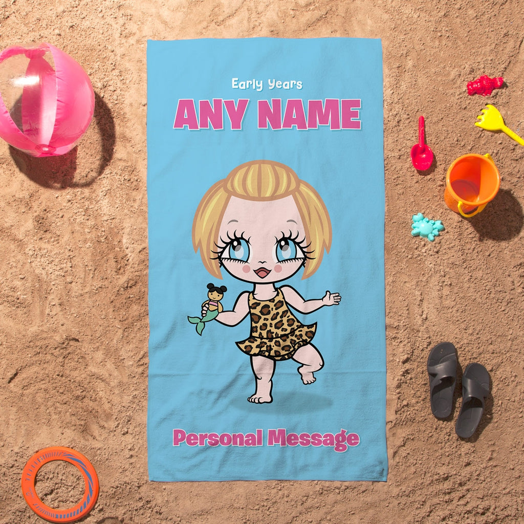 Early Years Blue Beach Towel - Image 1