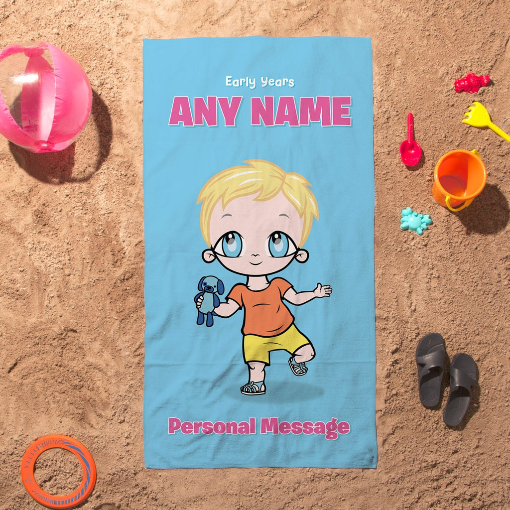Early Years Blue Beach Towel - Image 5