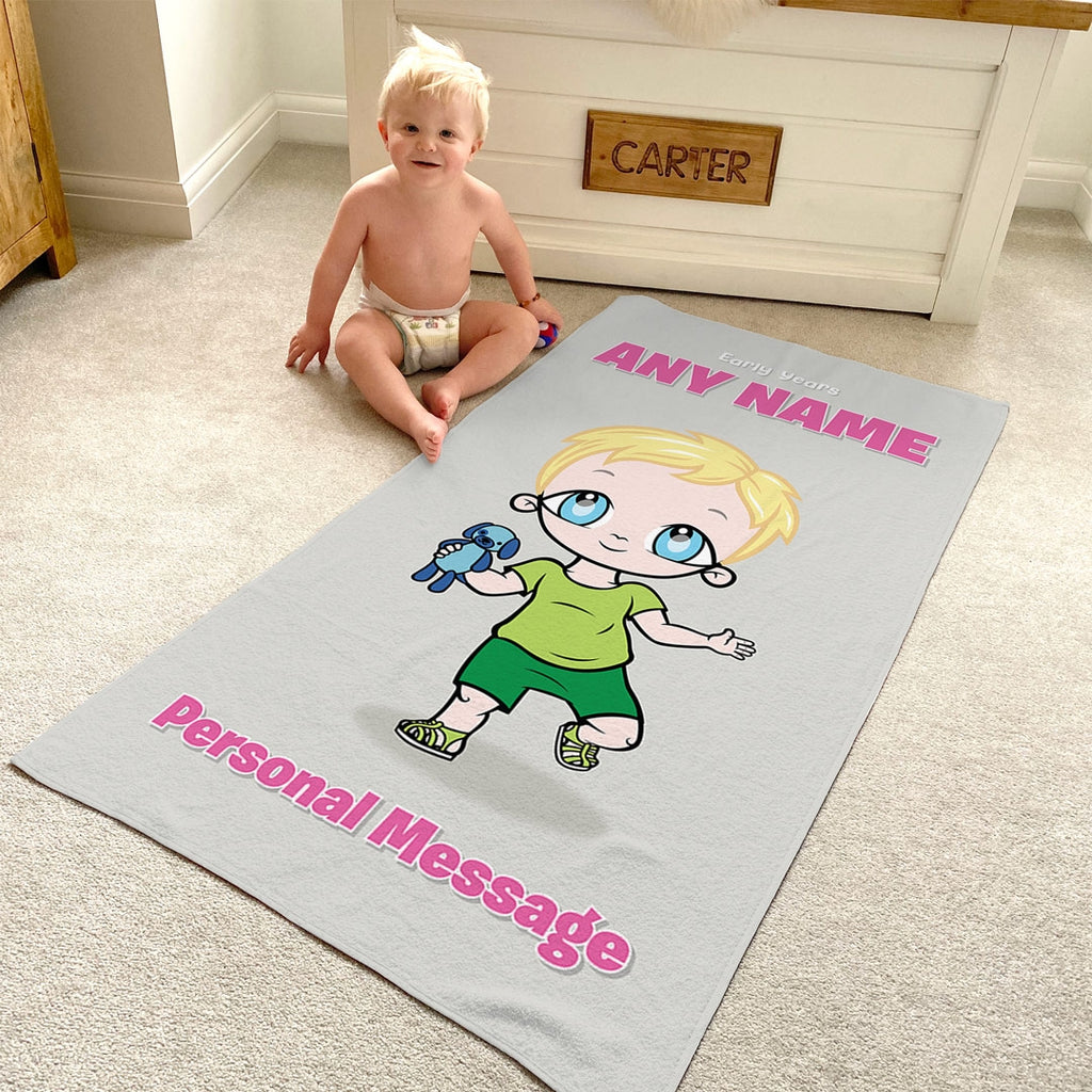 Early Years Grey Beach Towel - Image 1