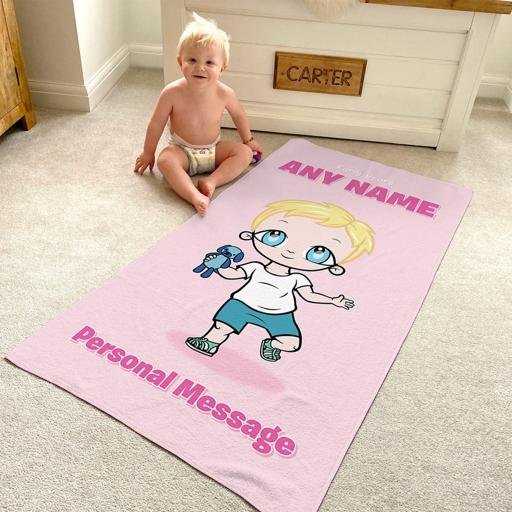 Early Years Pink Beach Towel - Image 3