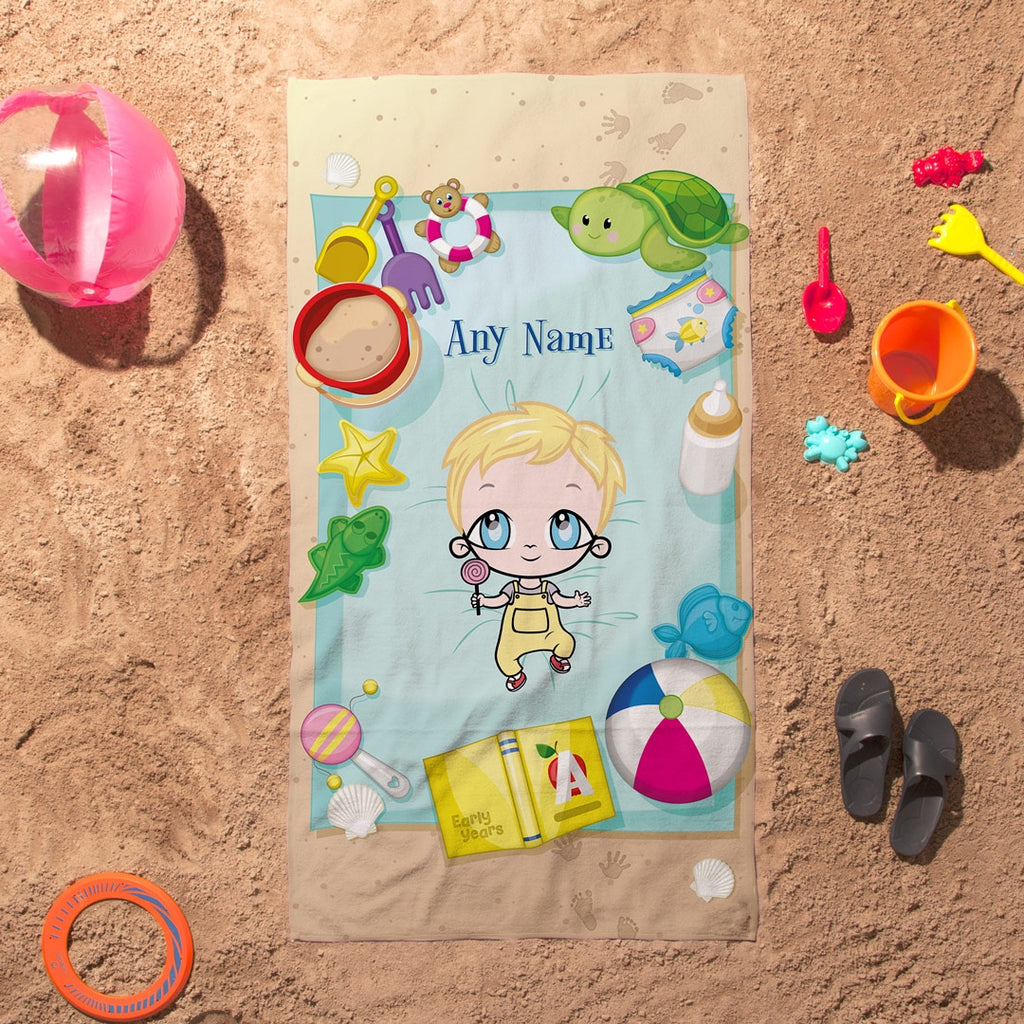 Early Years Sunbathing Fun Beach Towel - Image 5
