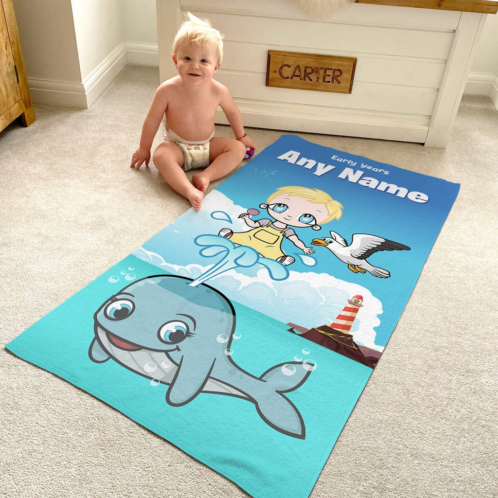 Early Years Whale Beach Towel - Image 1