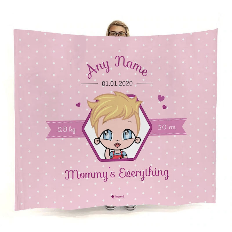 Babies Pink Mommy's Everything Fleece Blanket - Image 1