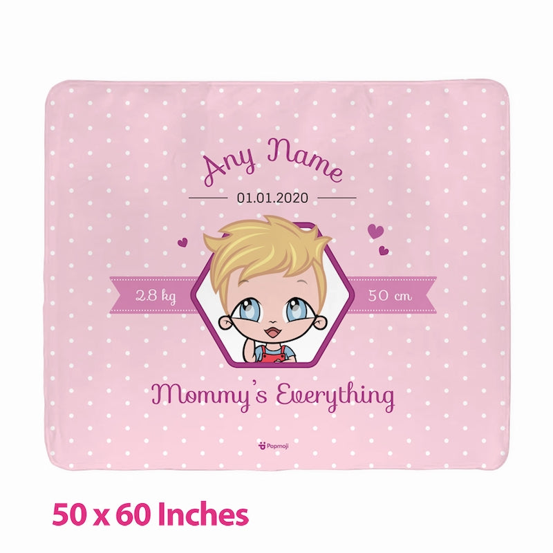 Babies Pink Mommy's Everything Fleece Blanket - Image 3