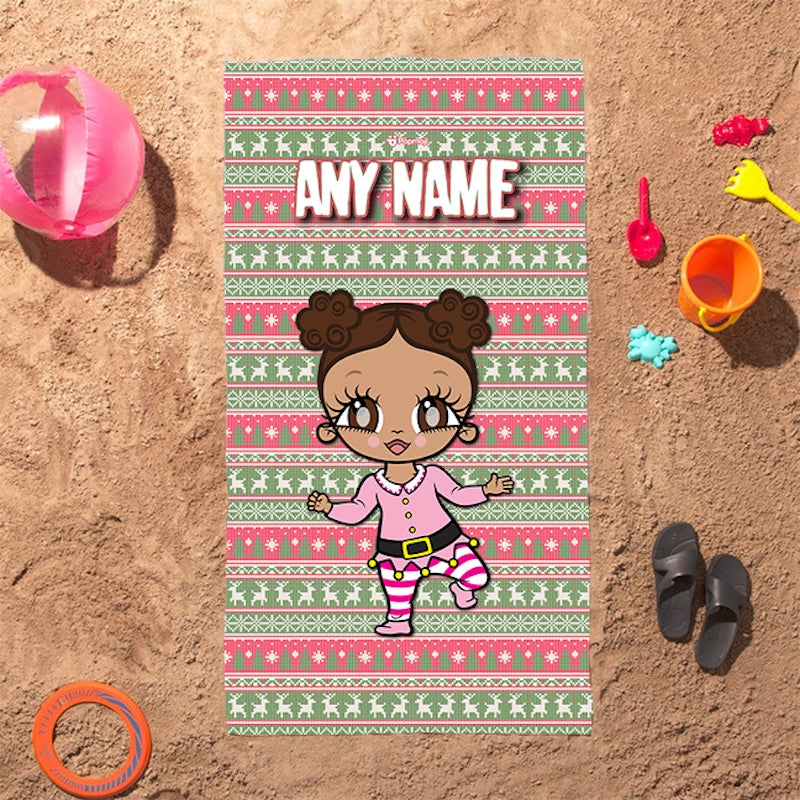 Early Years Christmas Jumper Beach Towel - Image 3