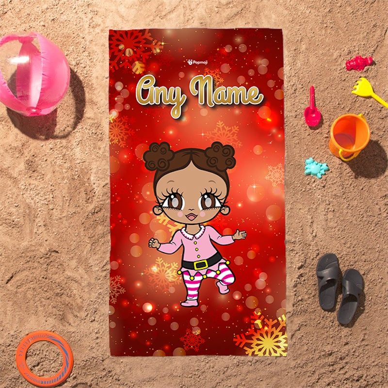 Early Years Festive Sparkle Beach Towel - Image 1