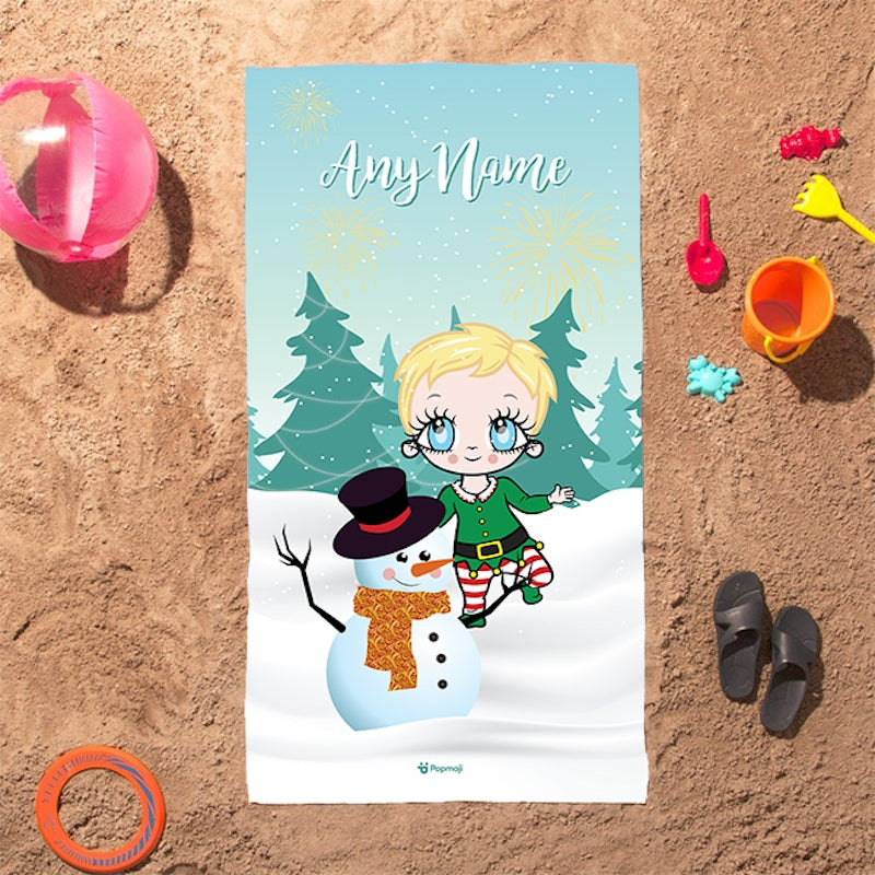 Early Years Snow Fun Beach Towel - Image 3