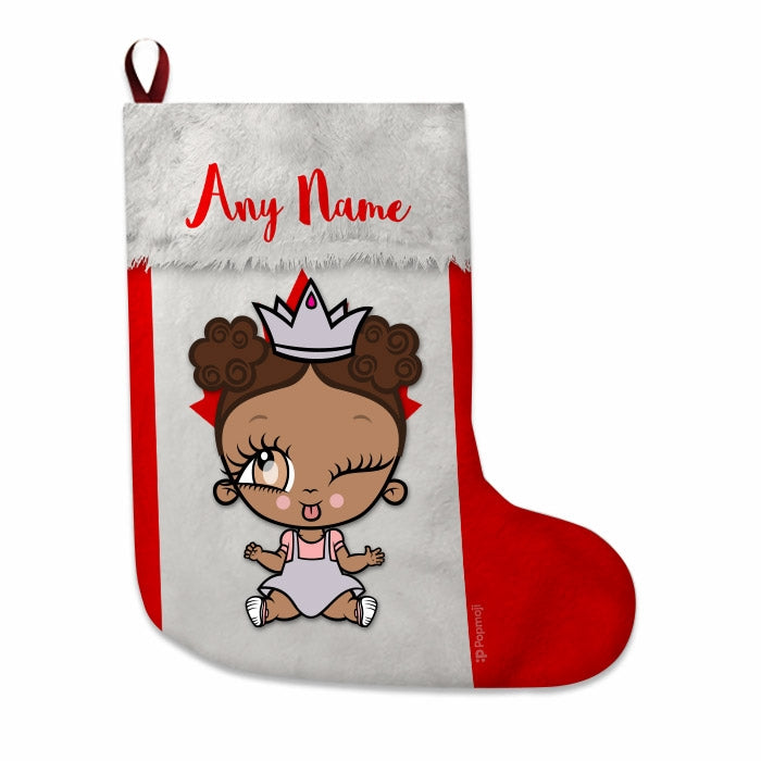 Babies Personalized Christmas Stocking - Canadian Flag - Image 2