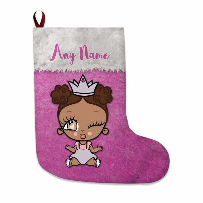 Babies Personalized Christmas Stocking - Classic Pink - Image 2