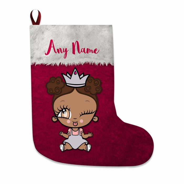 Babies Personalized Christmas Stocking - Classic Red - Image 1