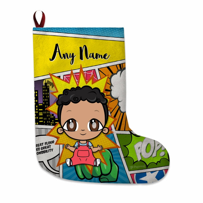 Babies Personalized Christmas Stocking - Comic Book - Image 1