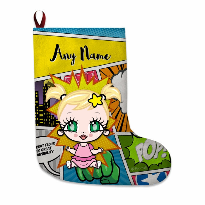 Babies Personalized Christmas Stocking - Comic Book - Image 3