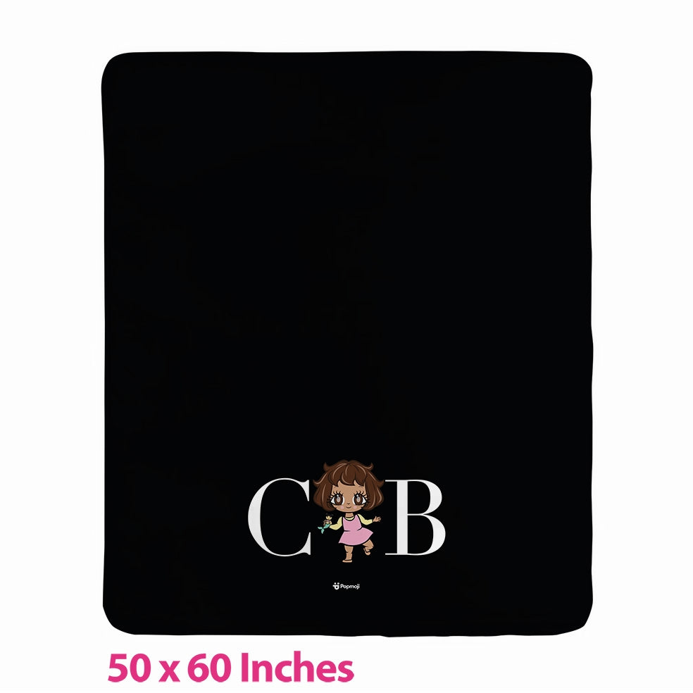 Babies Lux Collection Black Fleece Blanket - Image 5