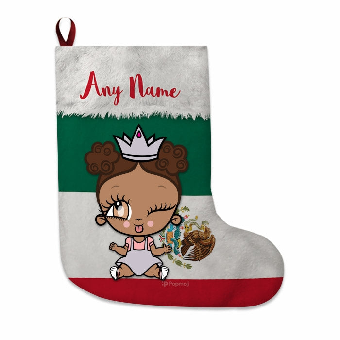 Babies Personalized Christmas Stocking - Mexican Flag - Image 2