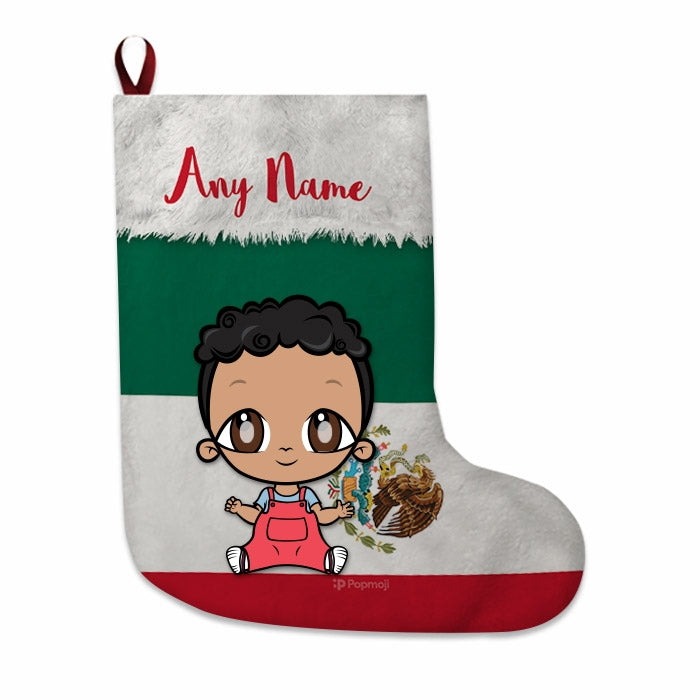 Babies Personalized Christmas Stocking - Mexican Flag - Image 4