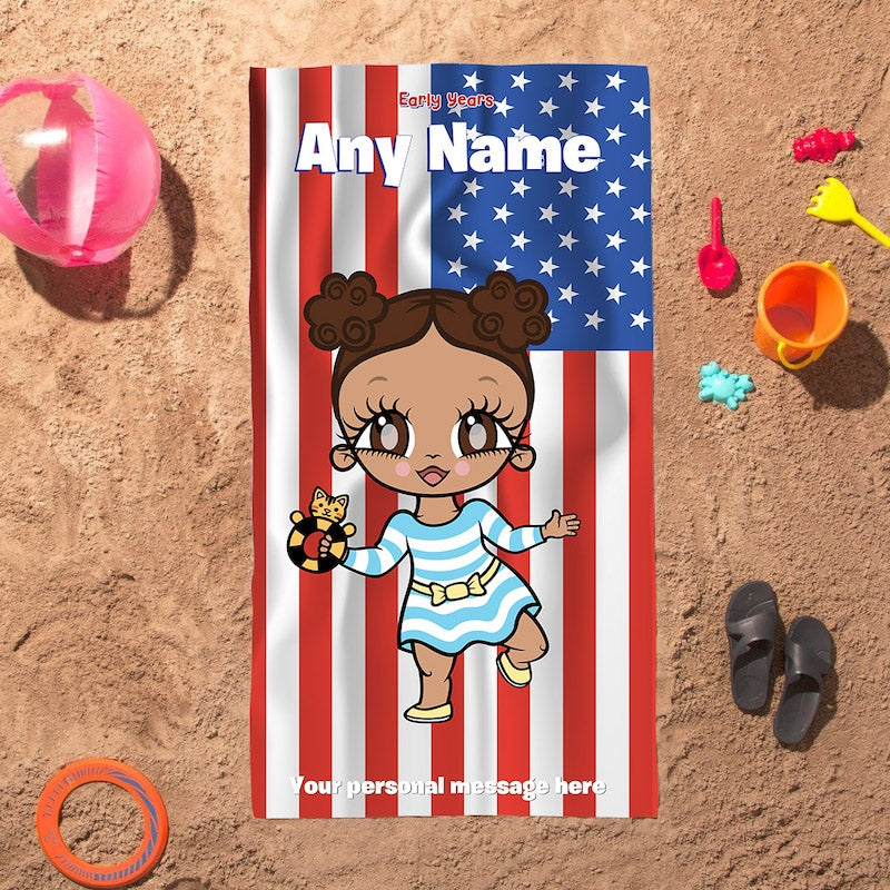 Early Years Stars & Stripes Beach Towel - Image 2