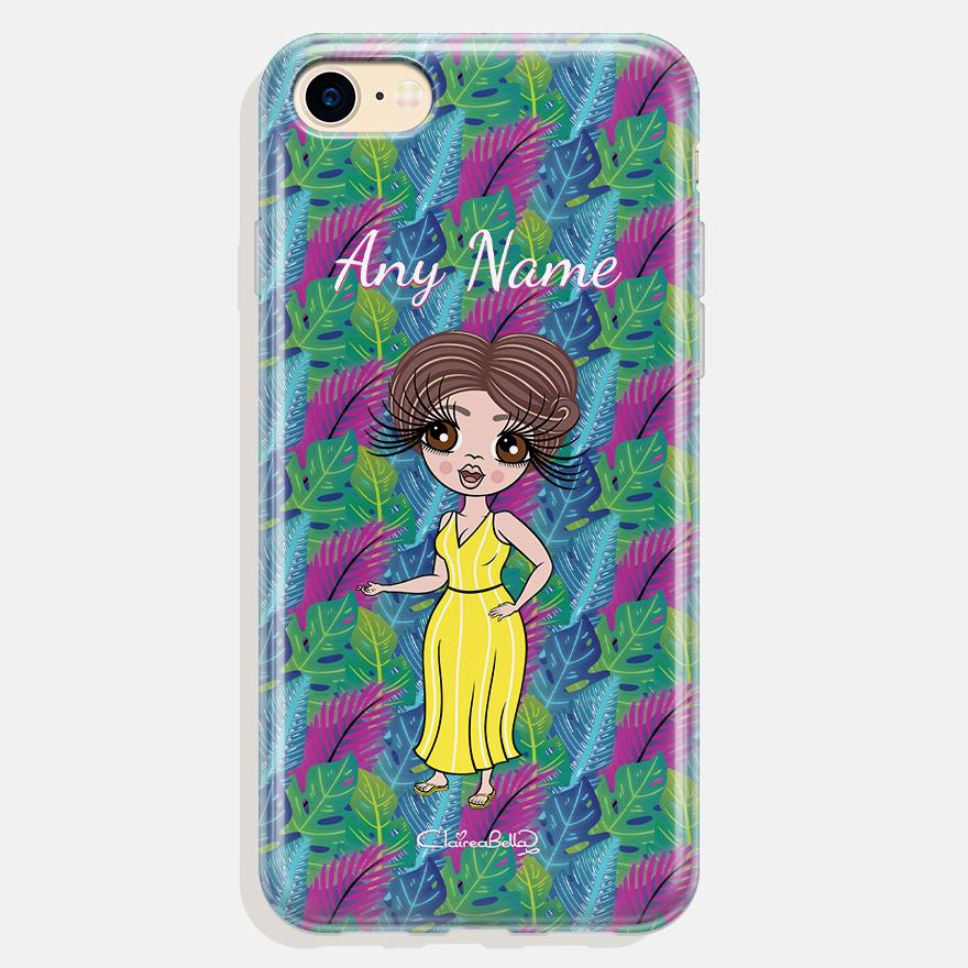 ClaireaBella Personalized Neon Leaf Phone Case - Image 0