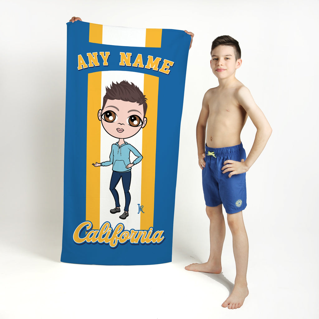 Jnr Boys California Beach Towel - Image 1