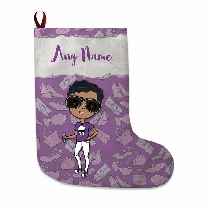 Boys Personalized Christmas Stocking - Fashionista - Image 1