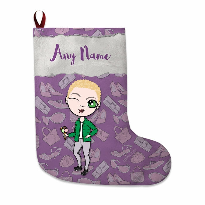 Boys Personalized Christmas Stocking - Fashionista - Image 3