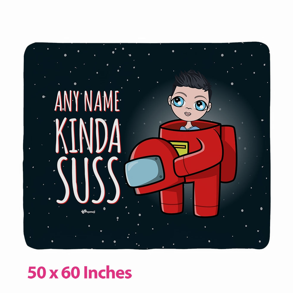 Boys Kinda Suss Fleece Blanket - Image 3