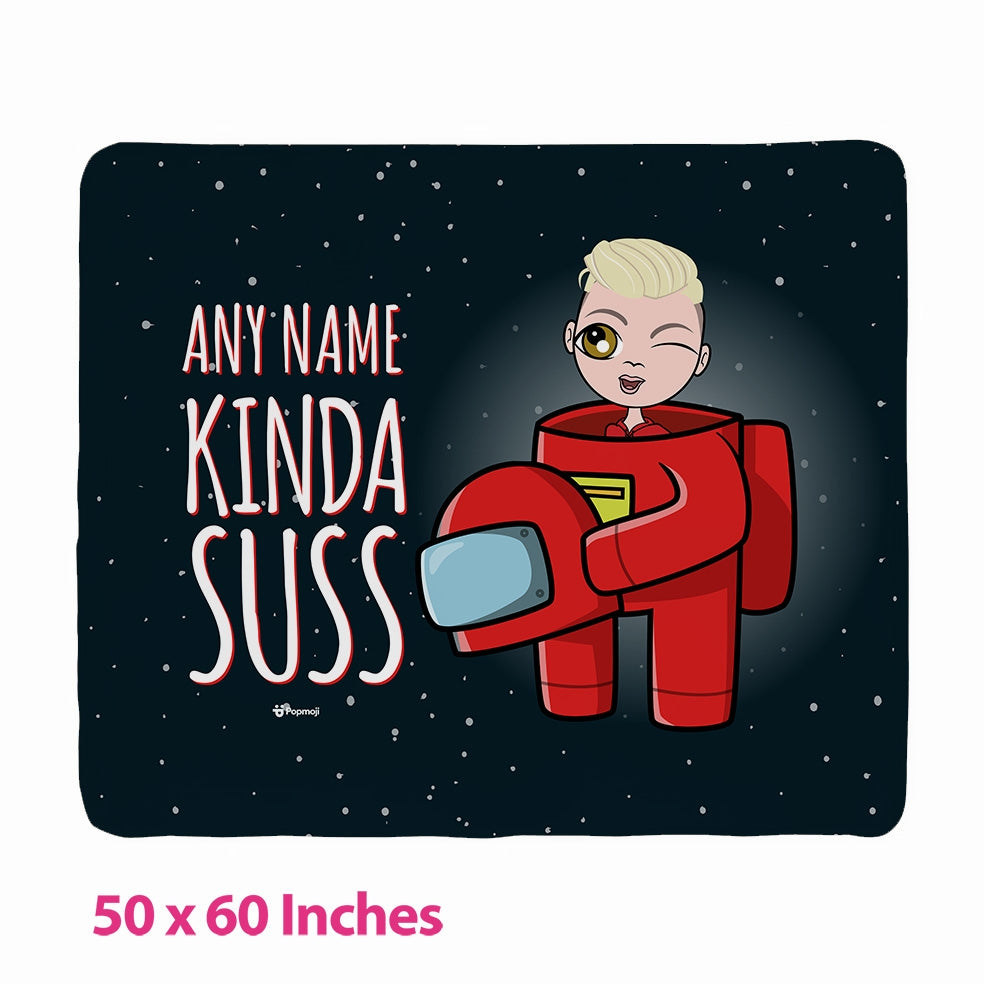 Boys Kinda Suss Fleece Blanket - Image 2