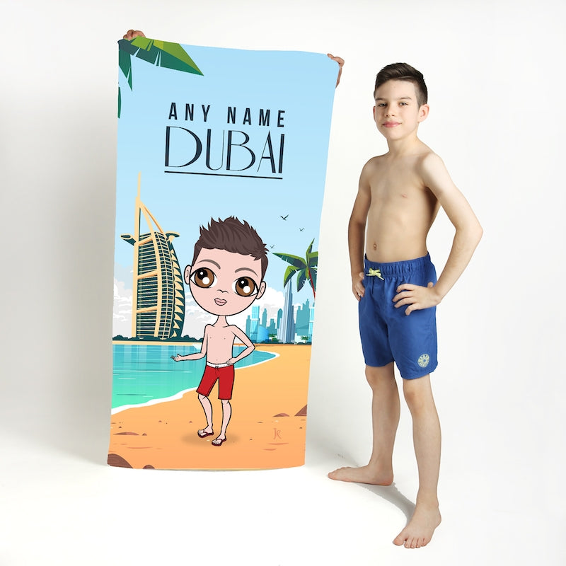 Jnr Boys Dubai Beach Towel - Image 1