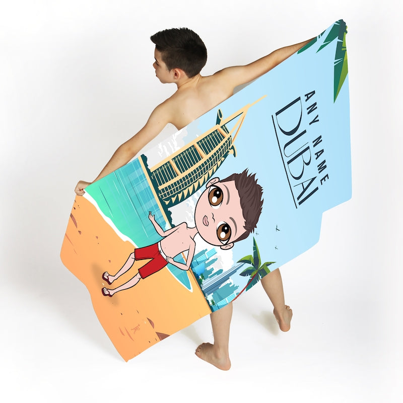 Jnr Boys Dubai Beach Towel - Image 3
