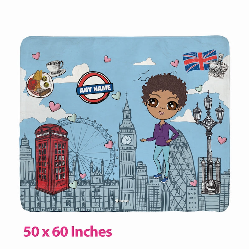 Boys Love London Fleece Blanket - Image 3