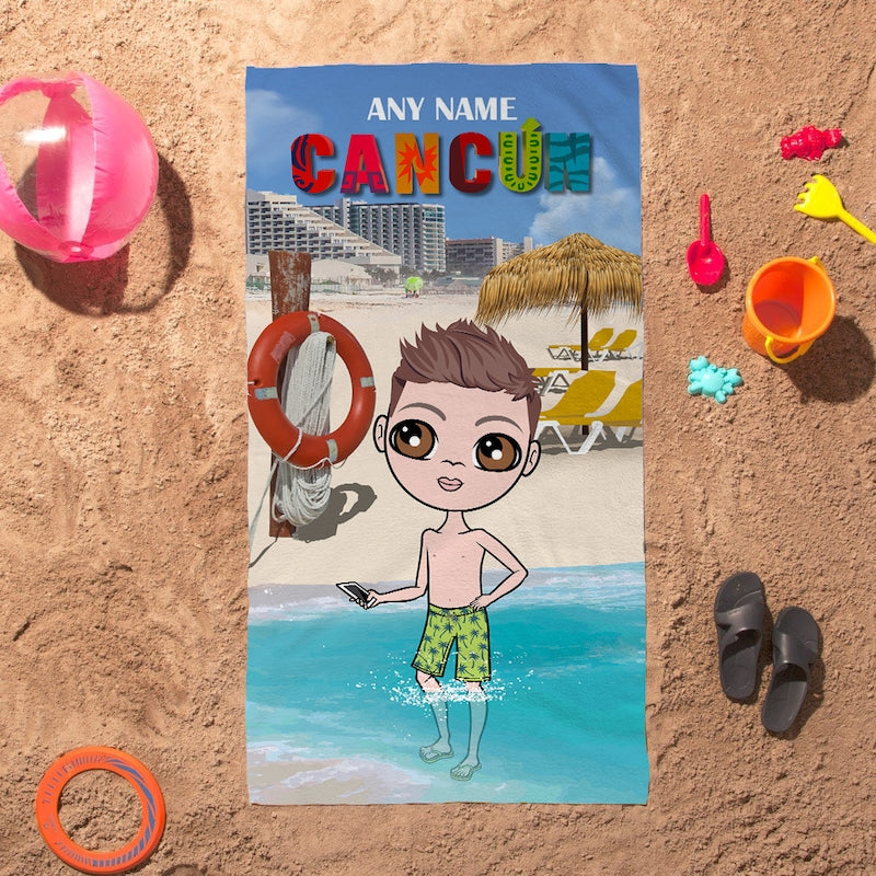 Jnr Boys Cancun Beach Towel - Image 3