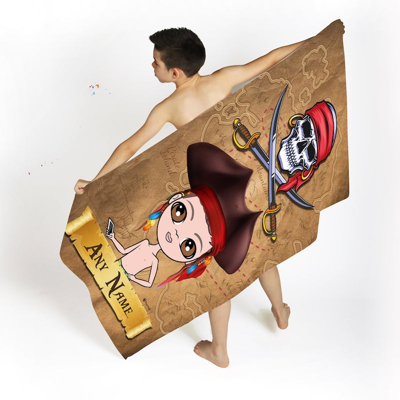 Jnr Boys Pirate Beach Towel - Image 2