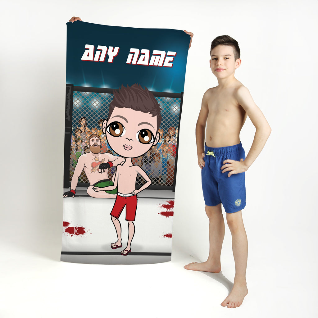 Jnr Boys MMA Master Beach Towel - Image 1
