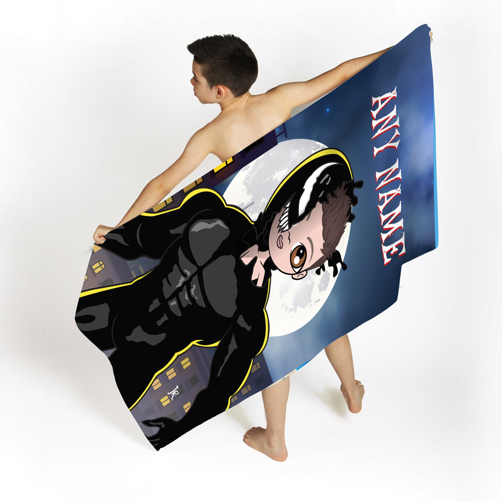 Jnr Boys Evil Symbiote Beach Towel - Image 3