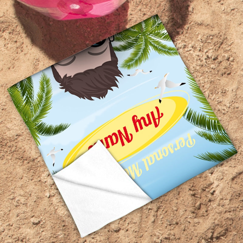 Jnr Boys Beach Mocktail Party Beach Towel - Image 3