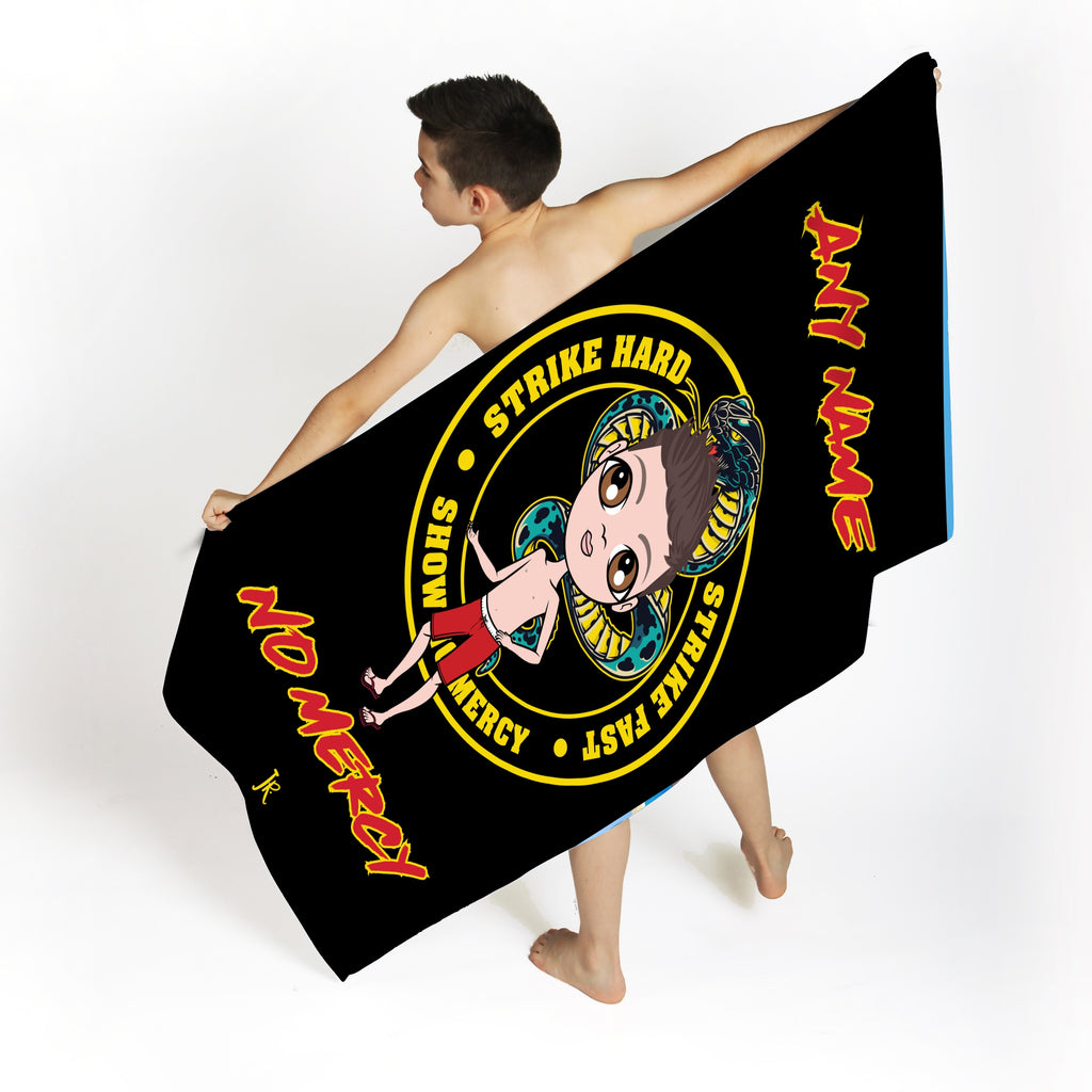 Jnr Boys No Mercy Beach Towel - Image 1