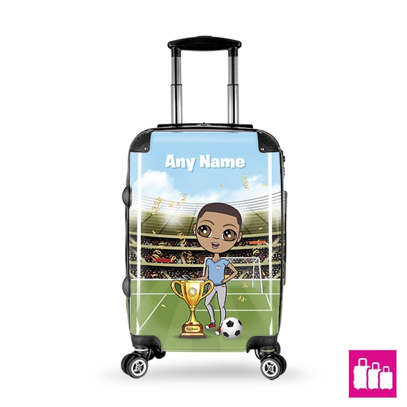 Boys Personalized Football Champ Suitcase – - Main Image