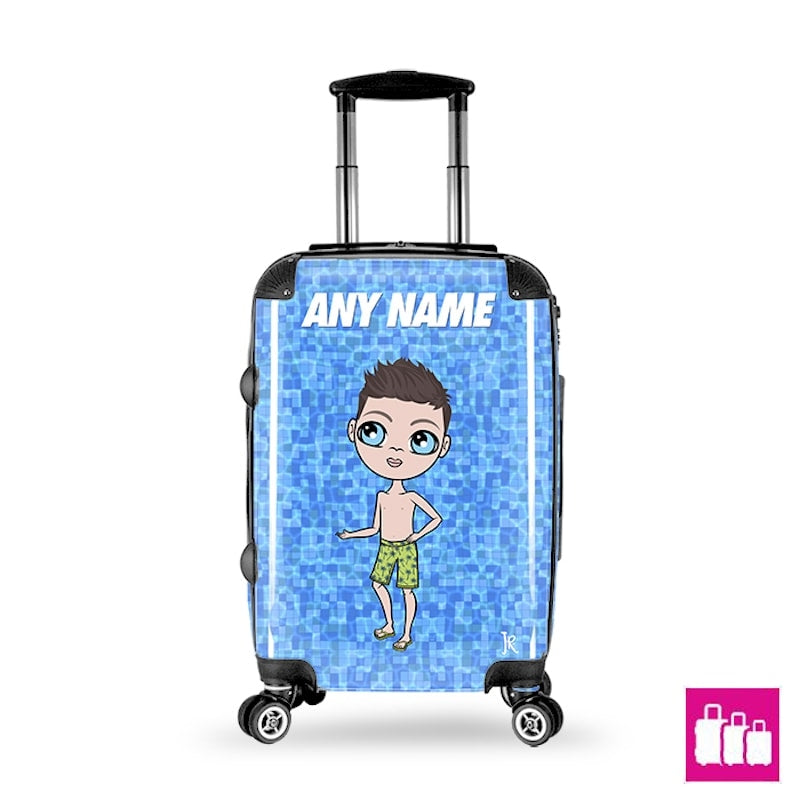 Jnr Boys Pool Texture Suitcase - Image 1